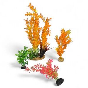 Aquarium Plant Tree Decorations Fish Tank‎ Aquatic Plants (4 Pcs)